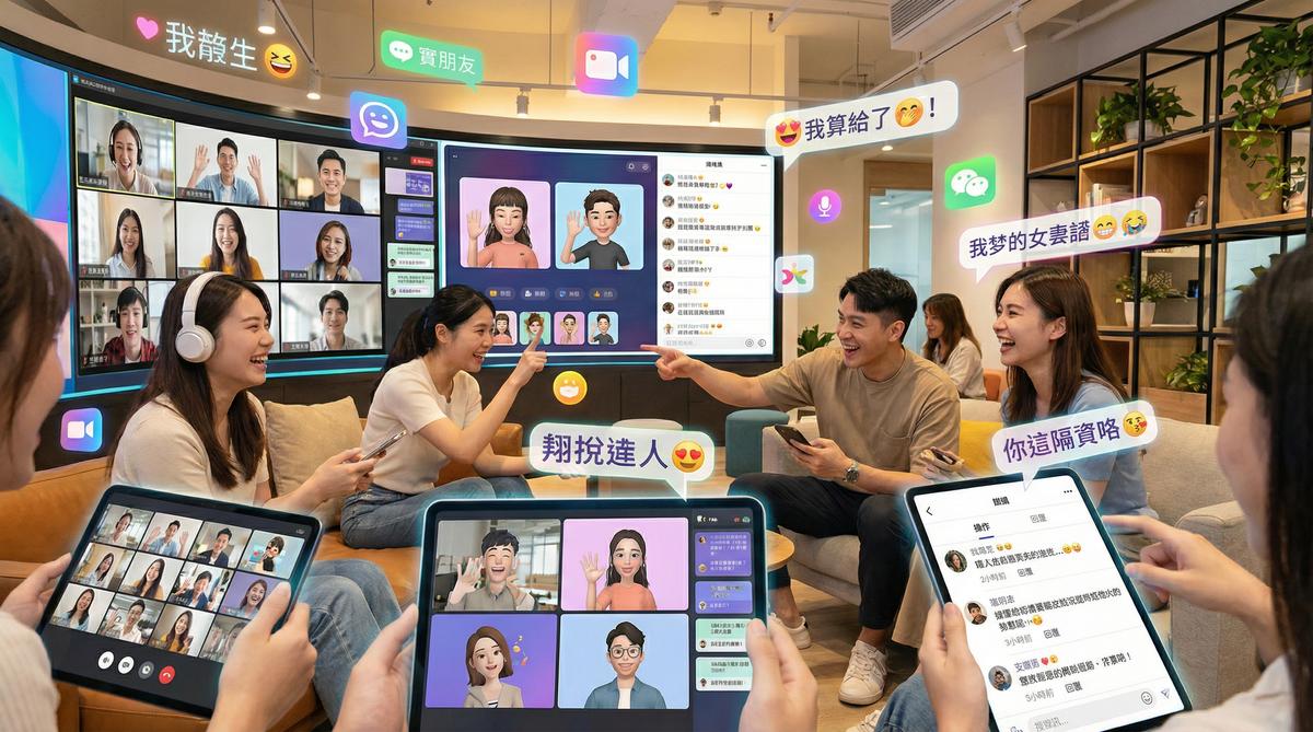 海角社区甜心社区互动场景